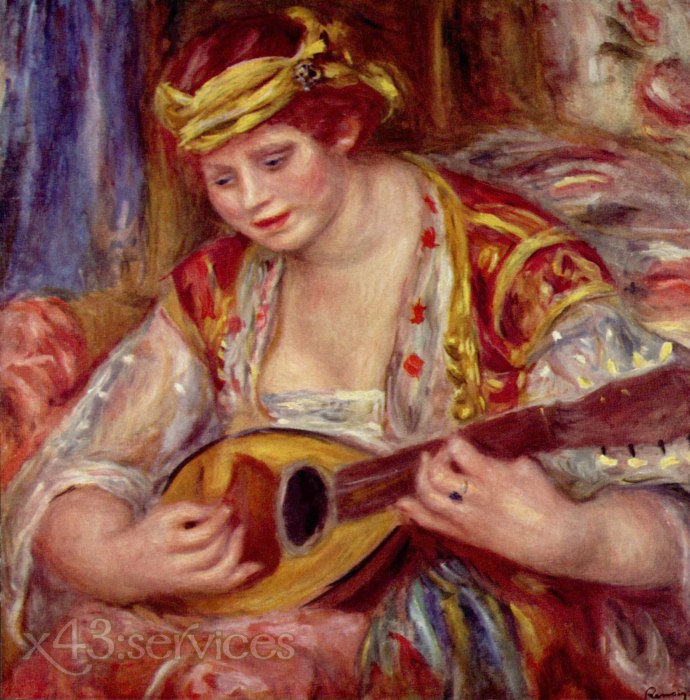 Auguste Renoir - Frau mit Mandoline